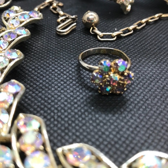 vintage aurora borealias full parure - Picture 8 of 8